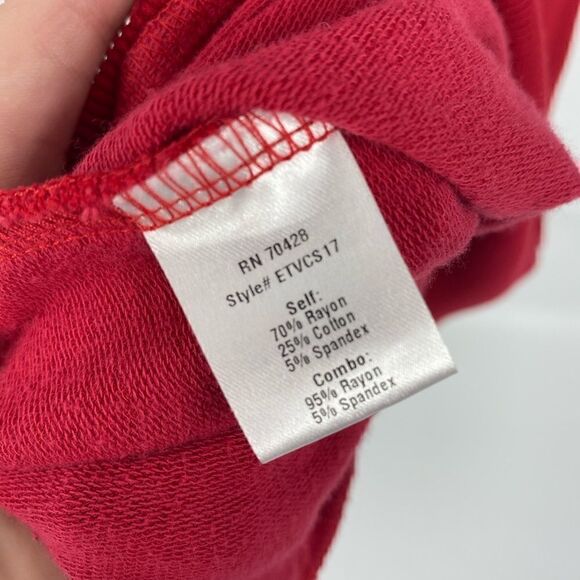 Evy’s Tree red hooded zip up Veronica top - Picture 7 of 7